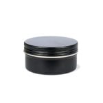 Aluminijast lonček črn 100ml