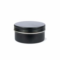 Aluminijast lonček črn 100ml