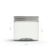 Recikliran PET lonček 200ml z aluminijastim pokrovčkom