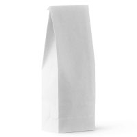 Enoslojna papirnata vrečka bela 2kg za moko, žita