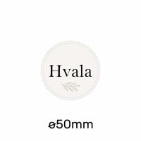 Okrogla samolepilna etiketa fi50mm